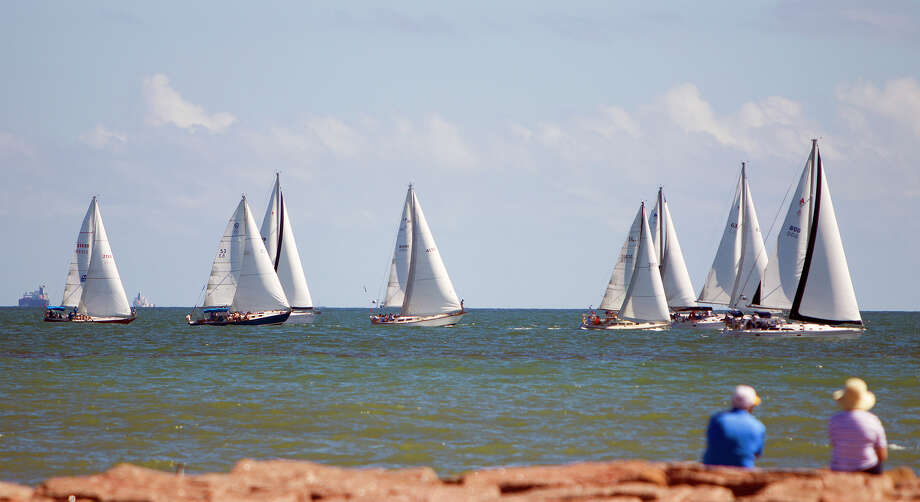 sailboats in galveston