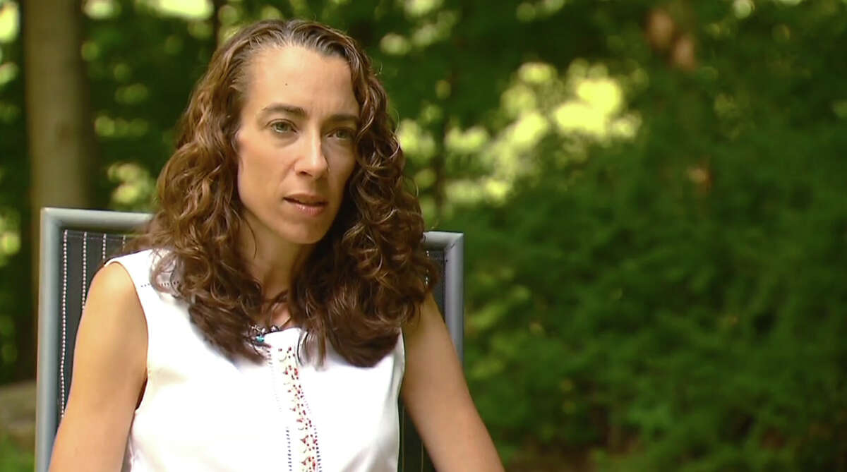 Lindsey Rogers-Seitz seen on a News12 Connecticut video talking about her son Benjamin Seitz who died in a hot car in July.