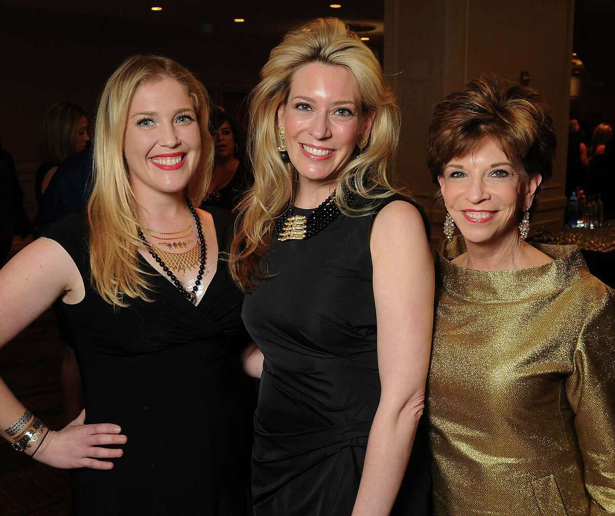 From left: Jennifer Roosth, Mauri Oliver and Vicki Rizzo at the Una Notte in Italia event at the Westin Galleria Hotel Friday Nov. 07, 2014.(Dave Rossman photo)