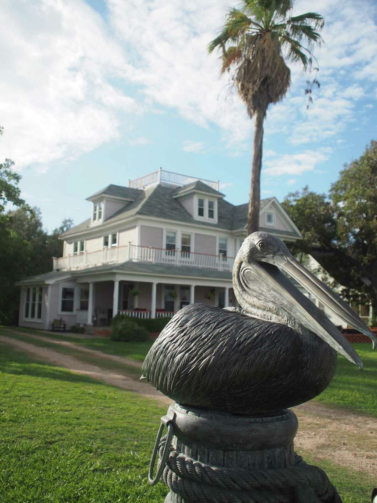 The Peaceful Pelican bed and breakfast in Palacios, Texas.
