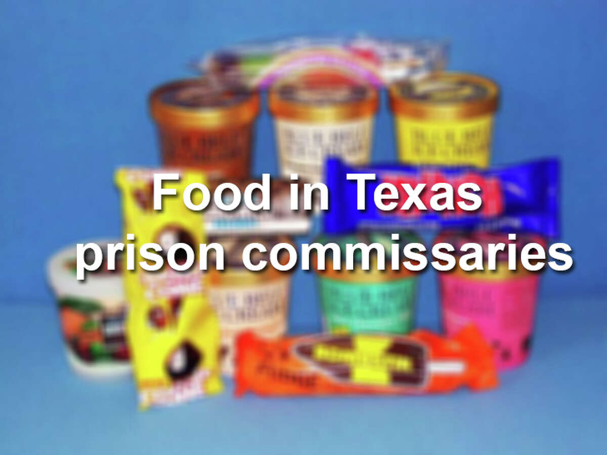 Food in Texas prison commissaries.