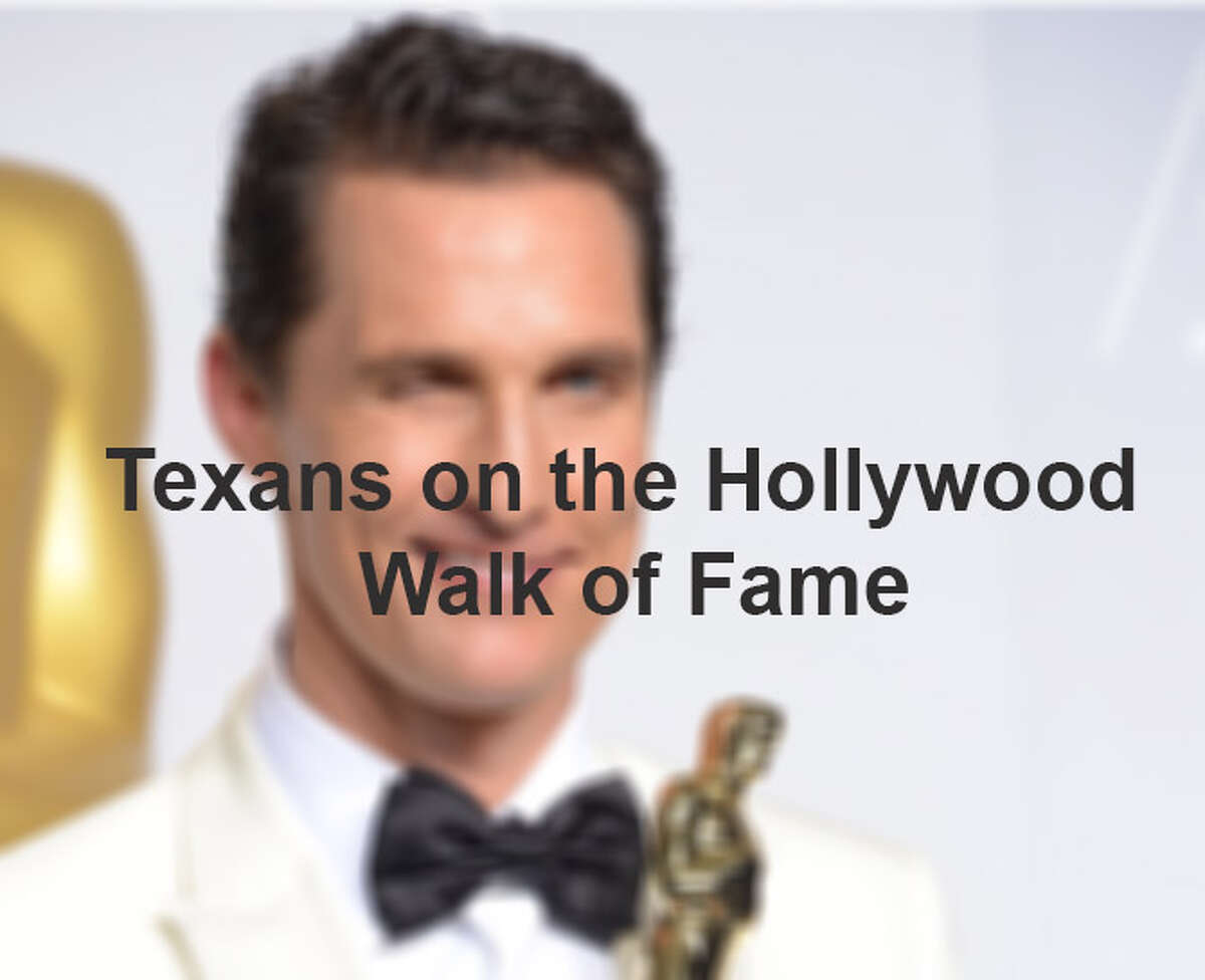 Texans on the Hollywood Walk of Fame