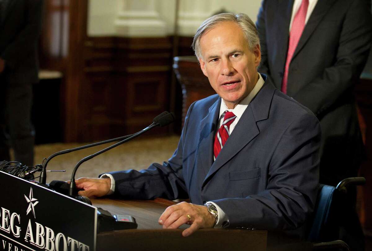 Texas Governor-elect Greg Abbott addresses media during a news conference, Wednesday, Nov. 5, 2014, at the Capitol in Austin, Texas. Abbott is the first new Texas governor in 14 years â and he did it in a landslide. He crushed Democrat Wendy Davis by one of the biggest margins in any of three dozen gubernatorial races across the U.S., carrying nearly 60 percent of the vote by early Wednesday as Texas underwent its biggest political shake-up in decades. (AP Photo/Austin American-Statesman, Jay Janner) AUSTIN CHRONICLE OUT, COMMUNITY IMPACT OUT; INTERNET AND TV MUST CREDIT PHOTOGRAPHER AND STATESMAN.COM; MAGS OUT