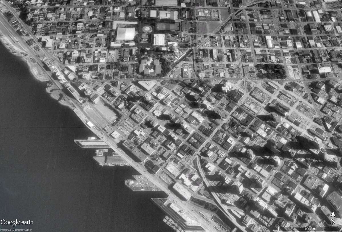 Seattle 'hoods then and now ... from space!