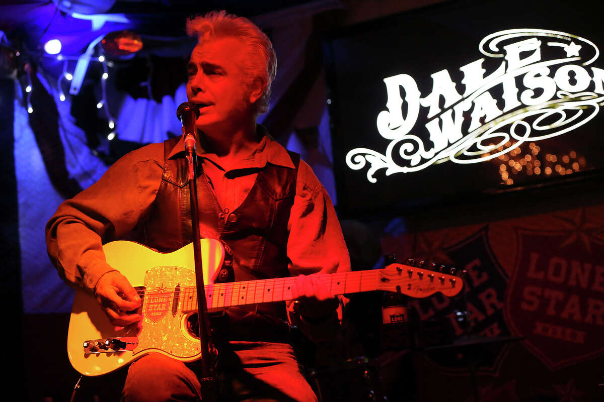 Dale Watson performs at his The Big T Roadhouse in St. Hedwig last month.