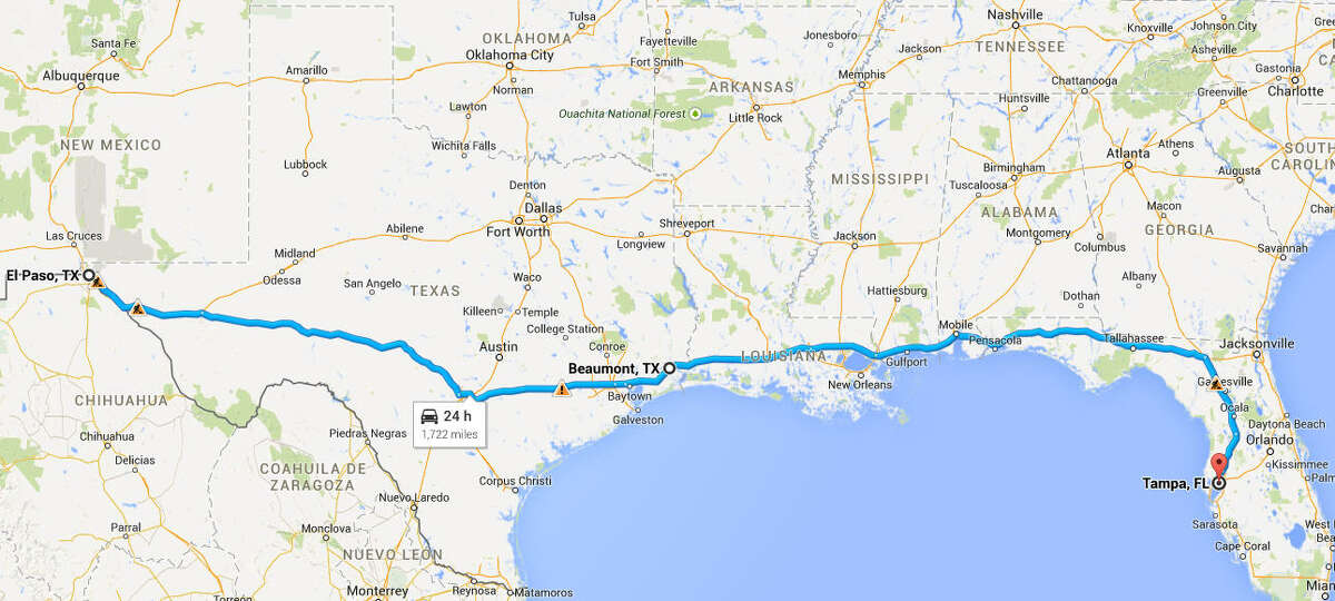 Where does 'Houston' begin and end?