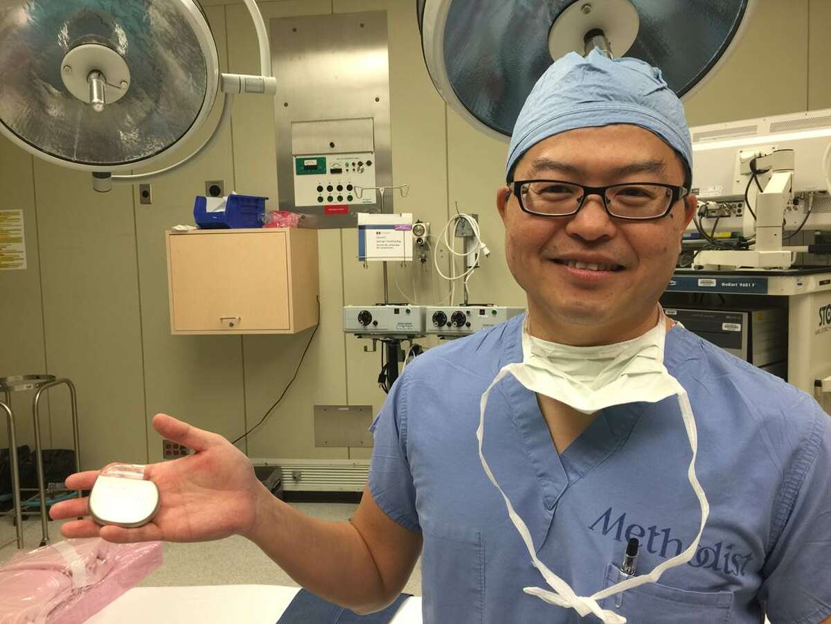 An implantable device dubbed the pacemaker for the tongue offers a new approach for relieving sleep apnea. The procedure was approved by the U.S. Food and Drug Administration and has been implanted outside of clinical trials only a handful of times. Dr. Mas Takashima, director of the Sinus Center at Baylor College of Medicine, will be the first surgeon in Houston to use the new device in surgery at Houston Methodist Hospital.