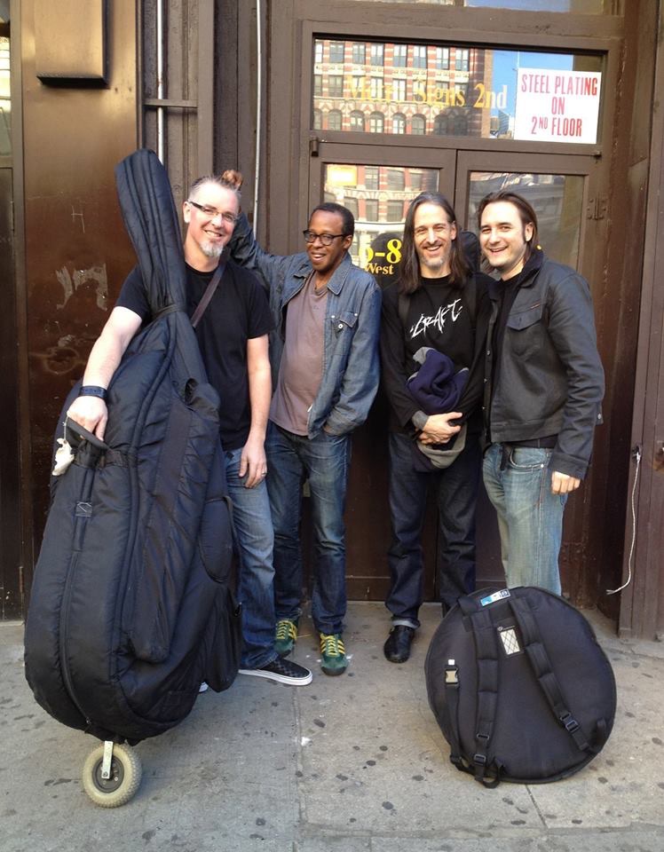 Experimental musicians get physical on stage