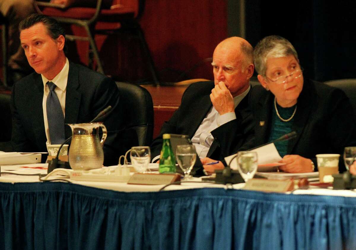 Gov. Jerry Brown and UC President Janet Napolitano need to talk.