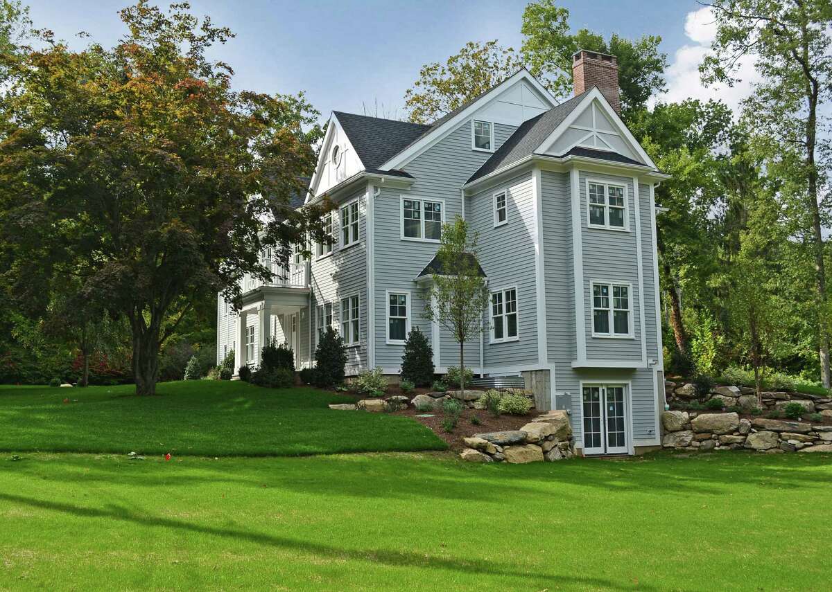 The property at 110 Shady Knoll Lane is on the market for $3,195,000.