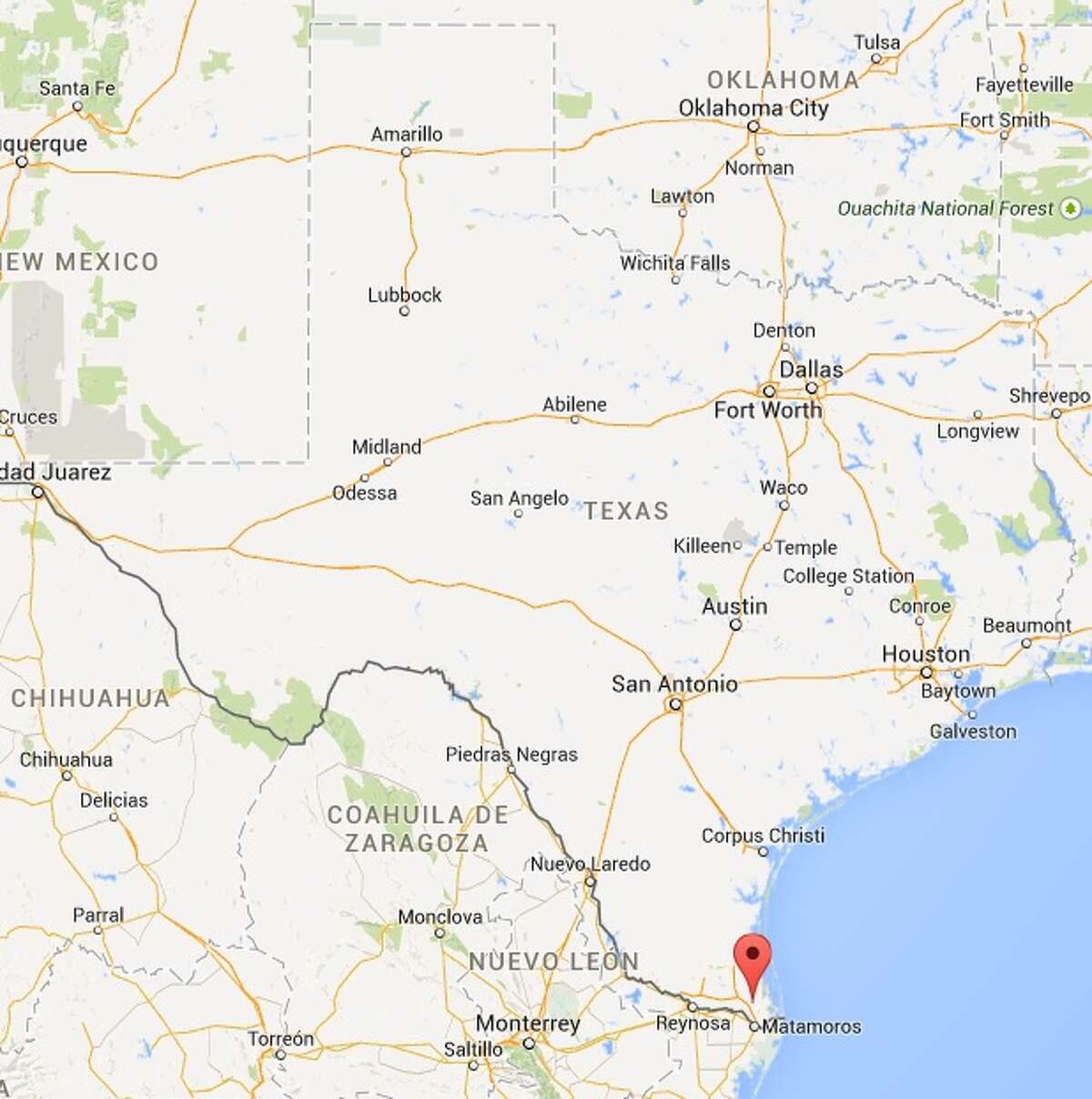 Cameron County is the southernmost county in Texas.