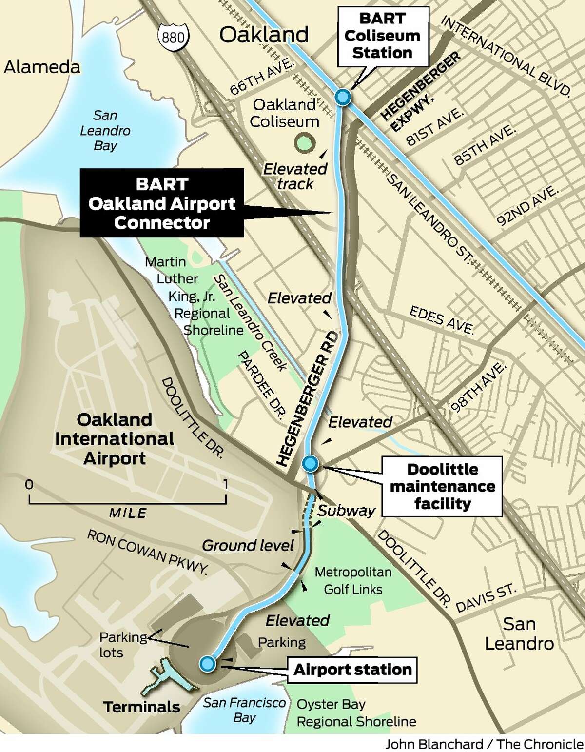 BART’s Oakland Airport Connector ready to roll