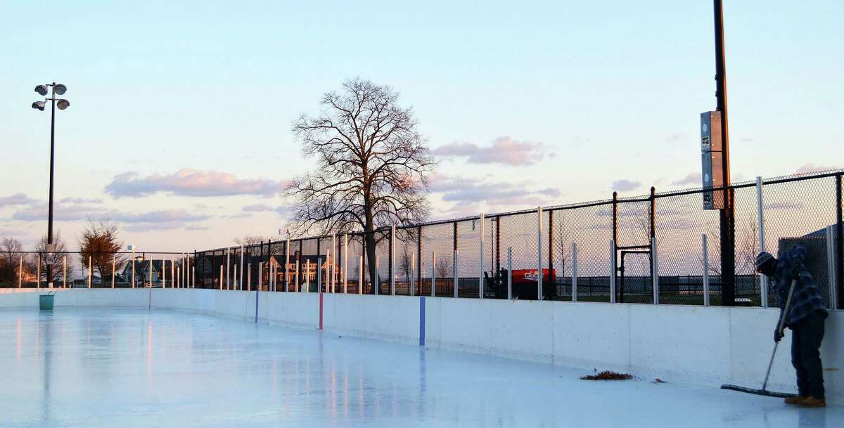 Skate date is today Westport PAL's expanded rink ready to go