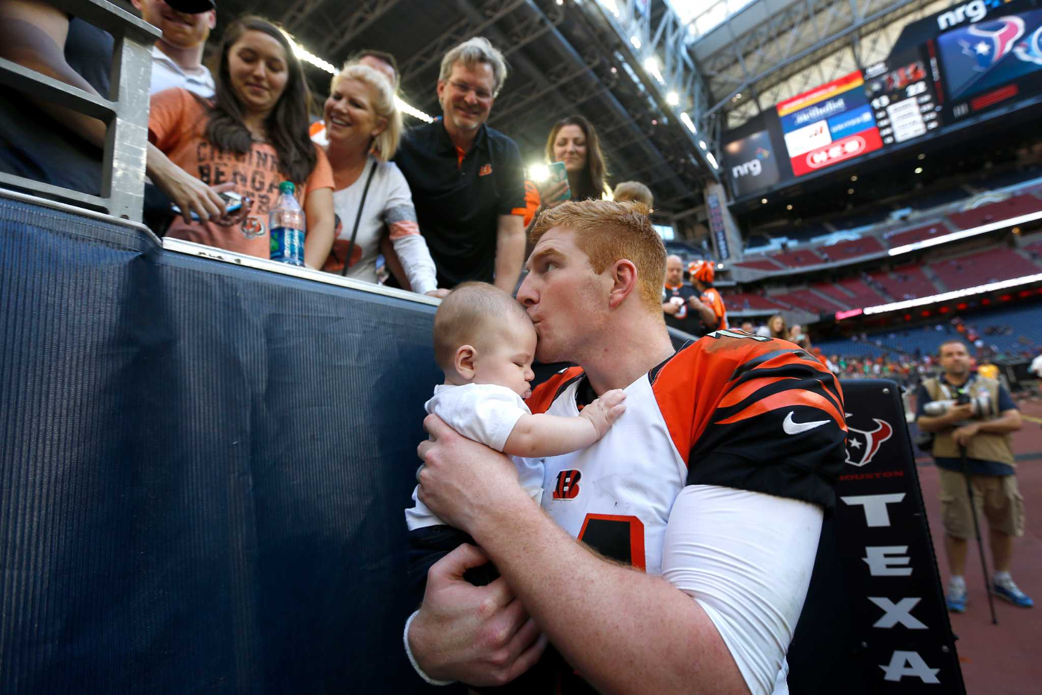 Andy Dalton's wife says farewell to the Bengals through fans