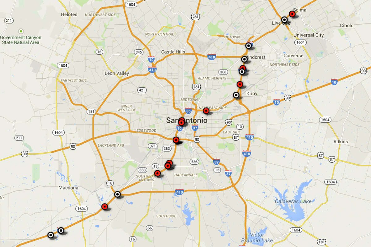 The 8 deadliest roads in Bexar County