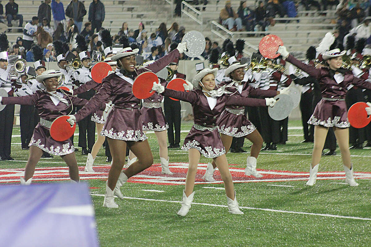 Lariettes dance team participating in Macy's Thanksgiving Day Parade