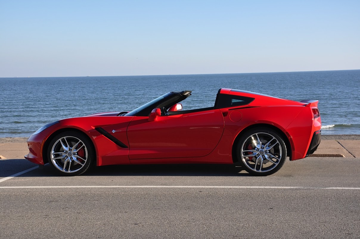 New Corvette on show at Humble Chevy dealer