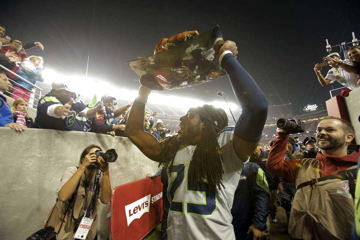 Sherman, Wilson help Seahawks feast on 49ers, 19-3