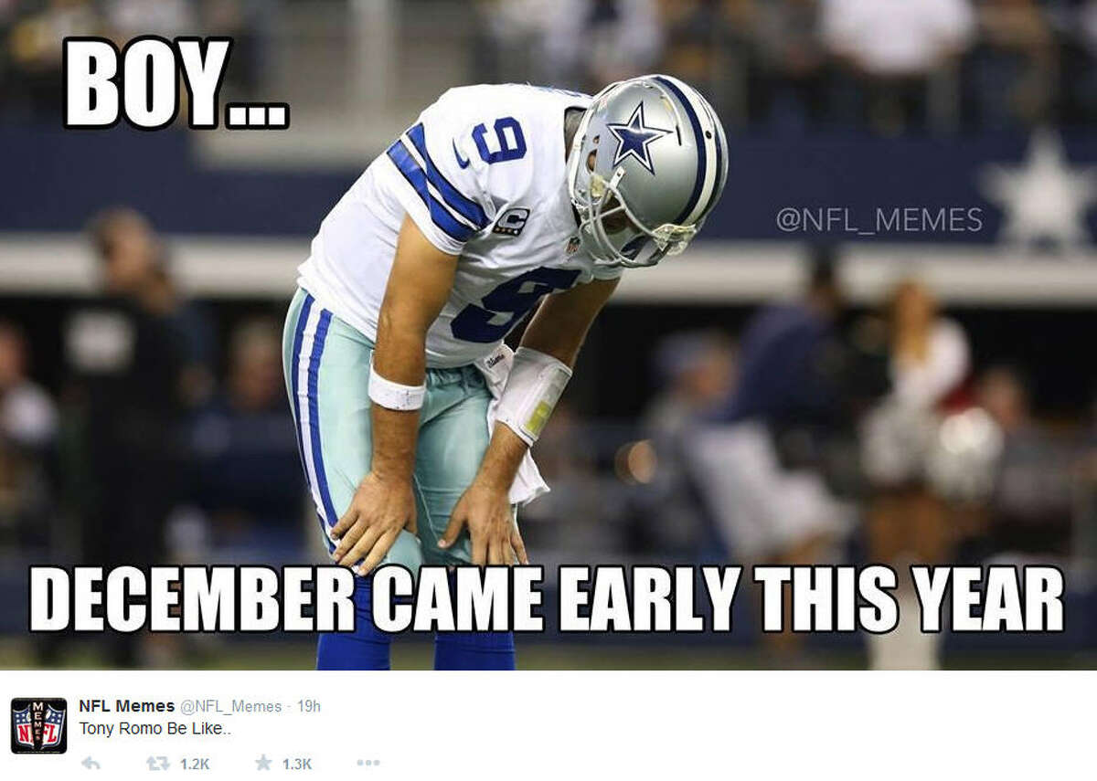 November 27, 2014 Philadelphia Eagles @ Dallas Cowboys, Score: 33-10 Photo by @NFL_Memes