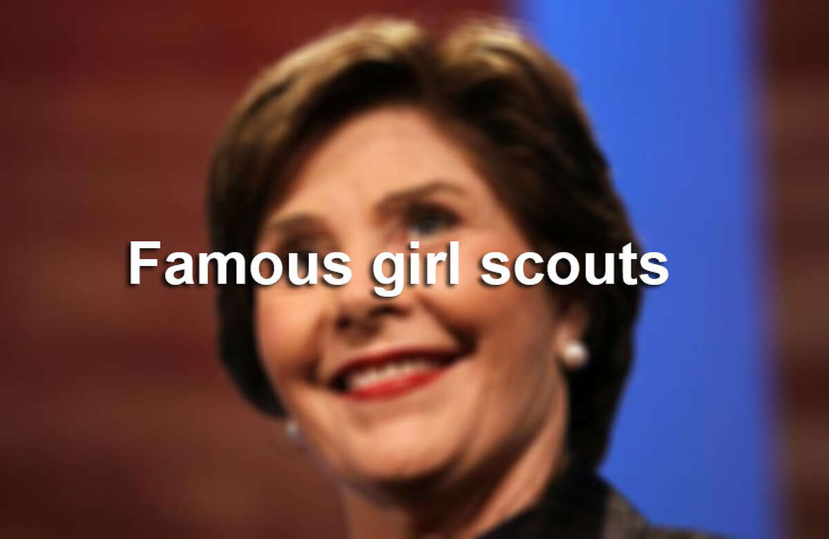 Click through to get a look at some of the famous women who sold the famous cookies.