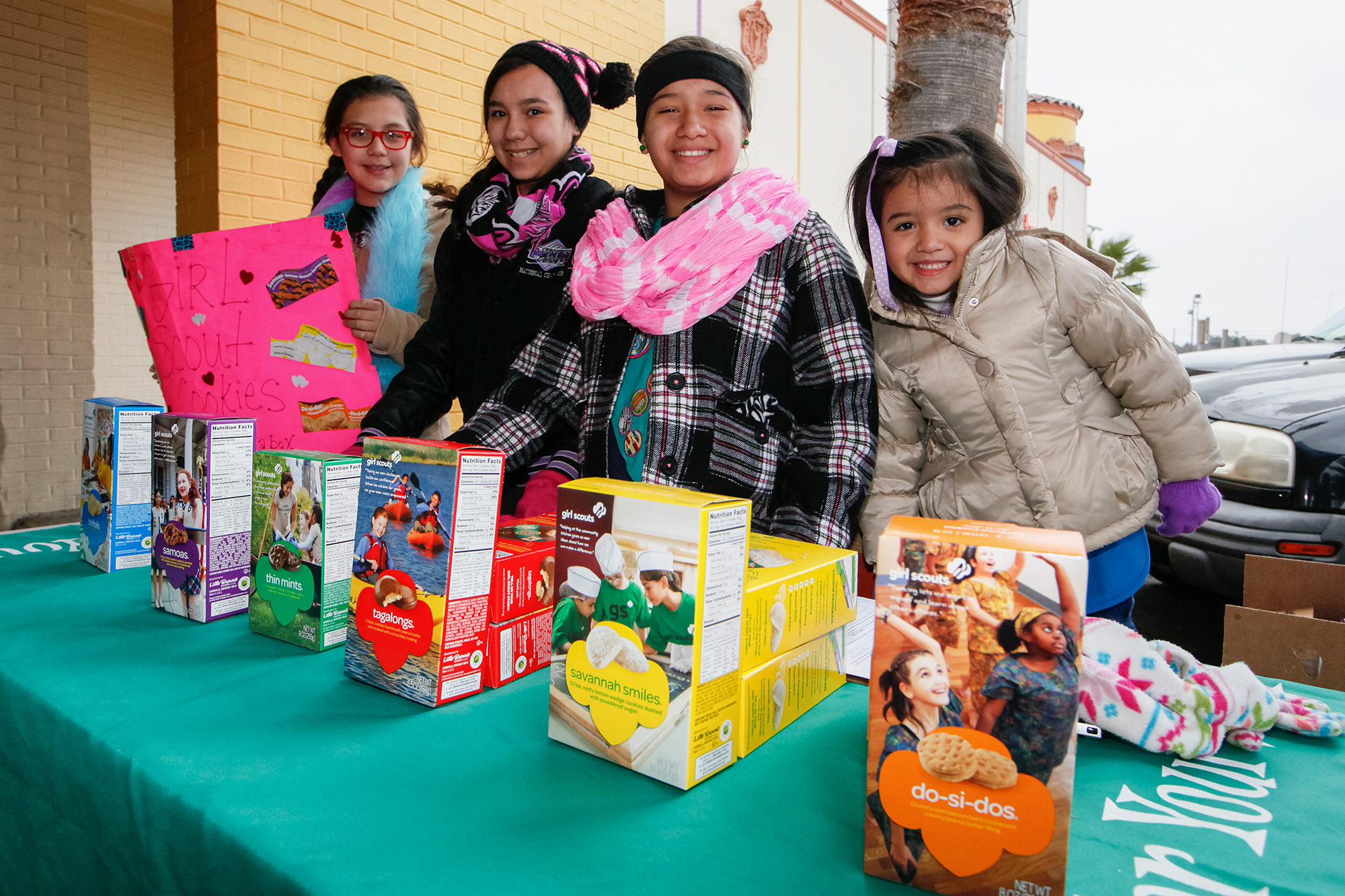 You can order Girl Scout cookies via Grubhub starting next week