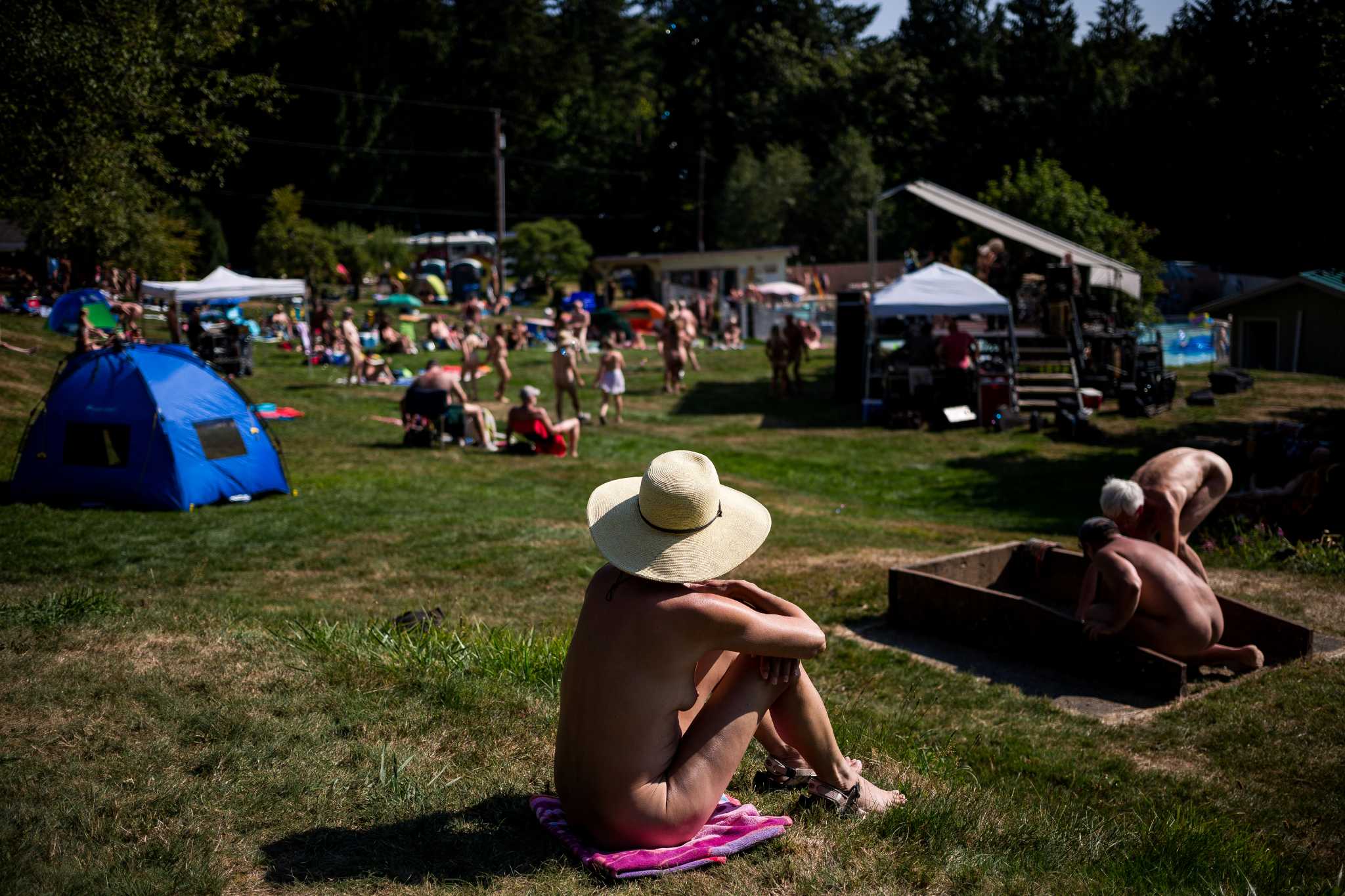 Inside nudist culture in Washington.