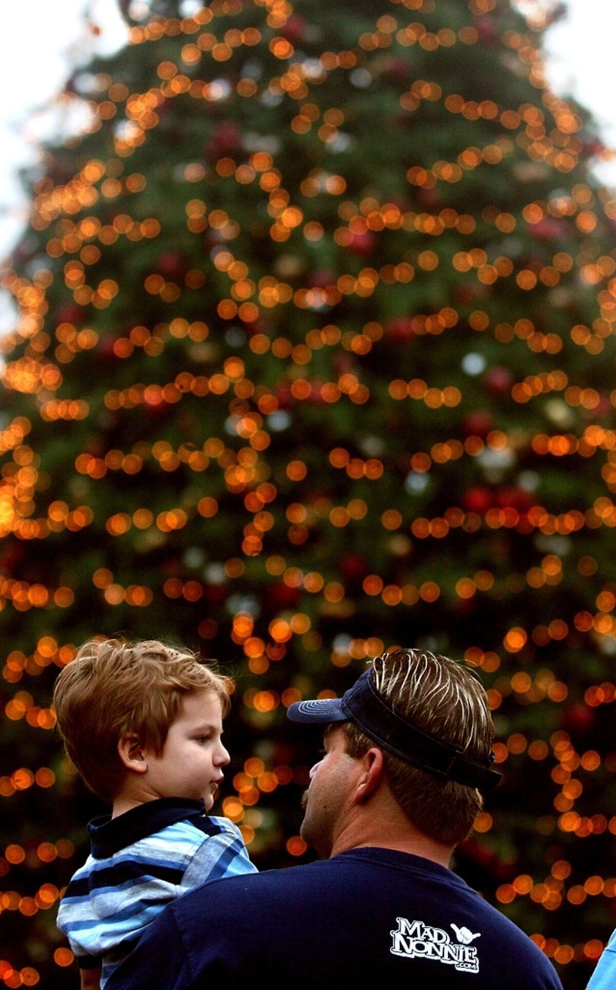 Downtown Christmas tree lighting