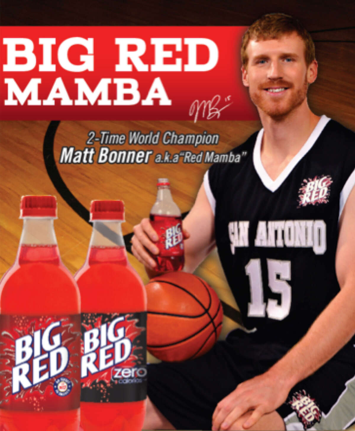 The Spurs' Matter Bonner has signed on to be a brand ambassador for San Antonio's favorite flavored soda, Big Red. But why stop there? Click through the slideshow for 11 more red products we'd like to see the "Red Mamba" endorse.