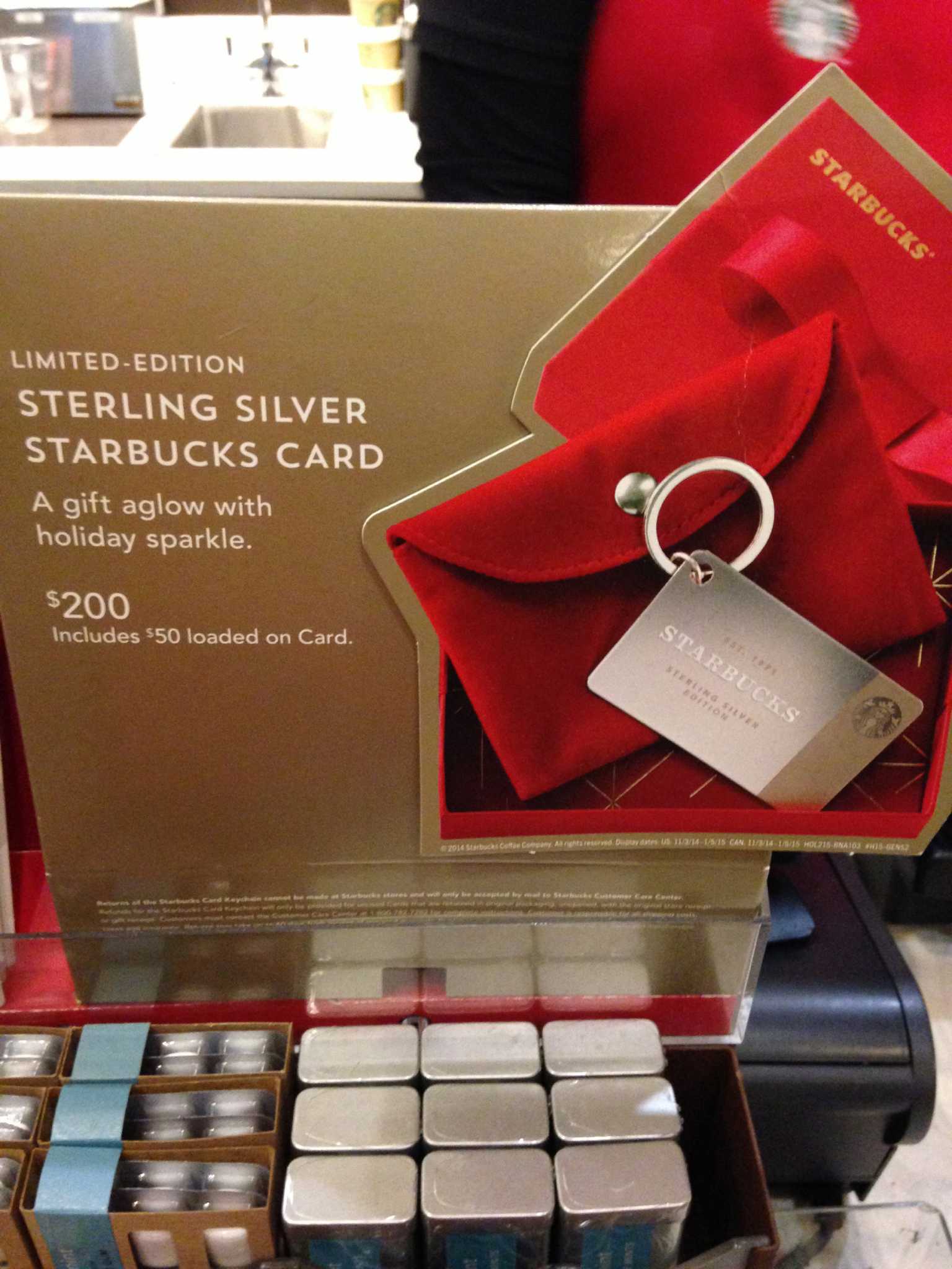 Starbucks keychain clearance gift card