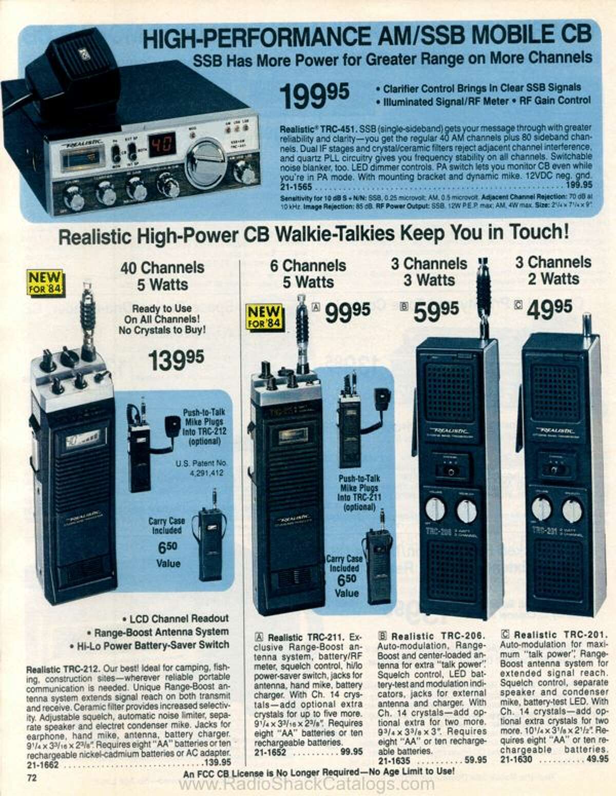 Hottest RadioShack tech gifts of 1984 holiday season laughable now