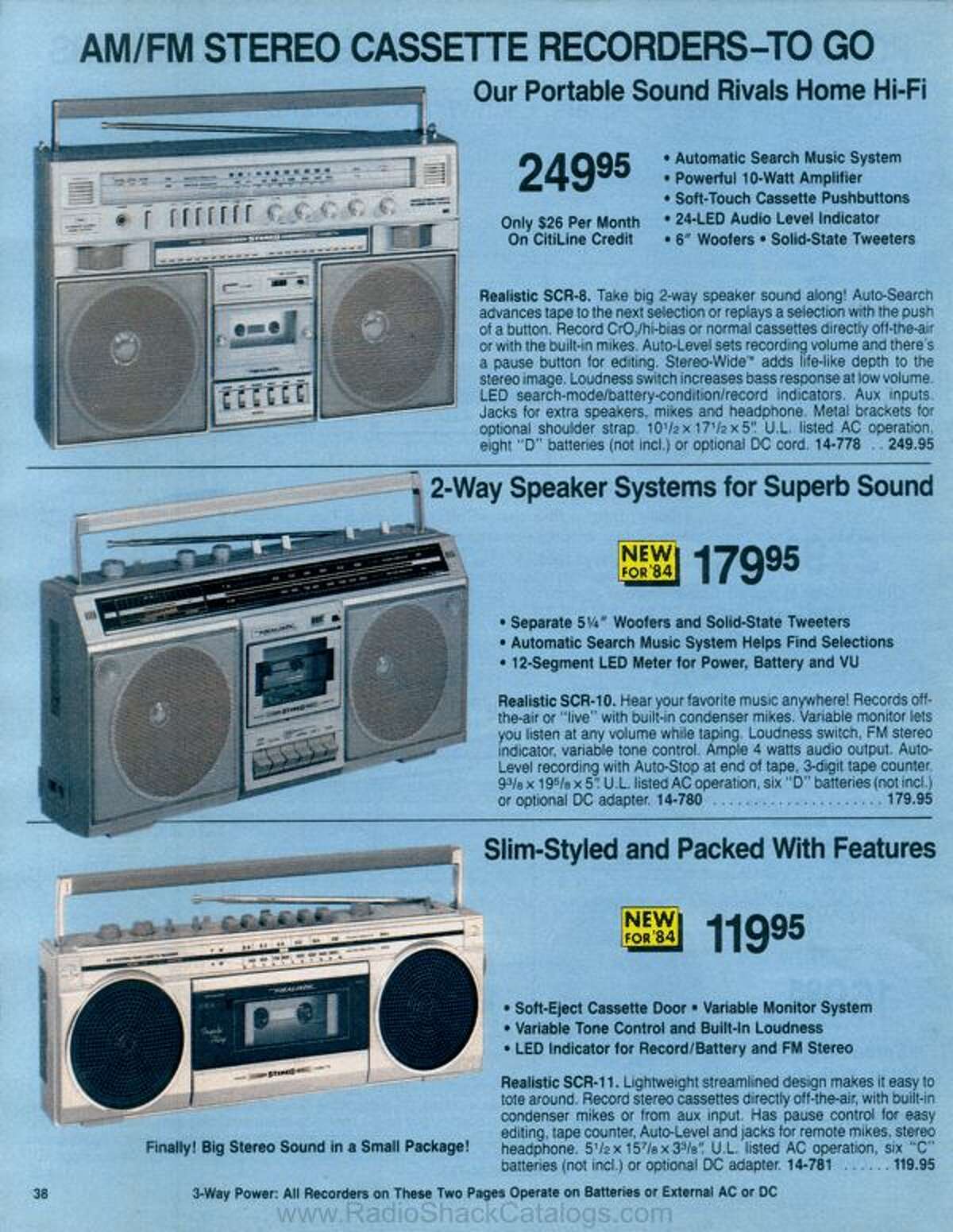 Hottest RadioShack tech gifts of 1984 holiday season laughable now