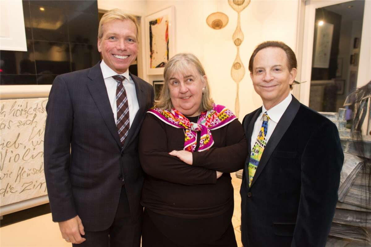 Jonathon Glus, from left, Cindy Clifford and Lester Marks