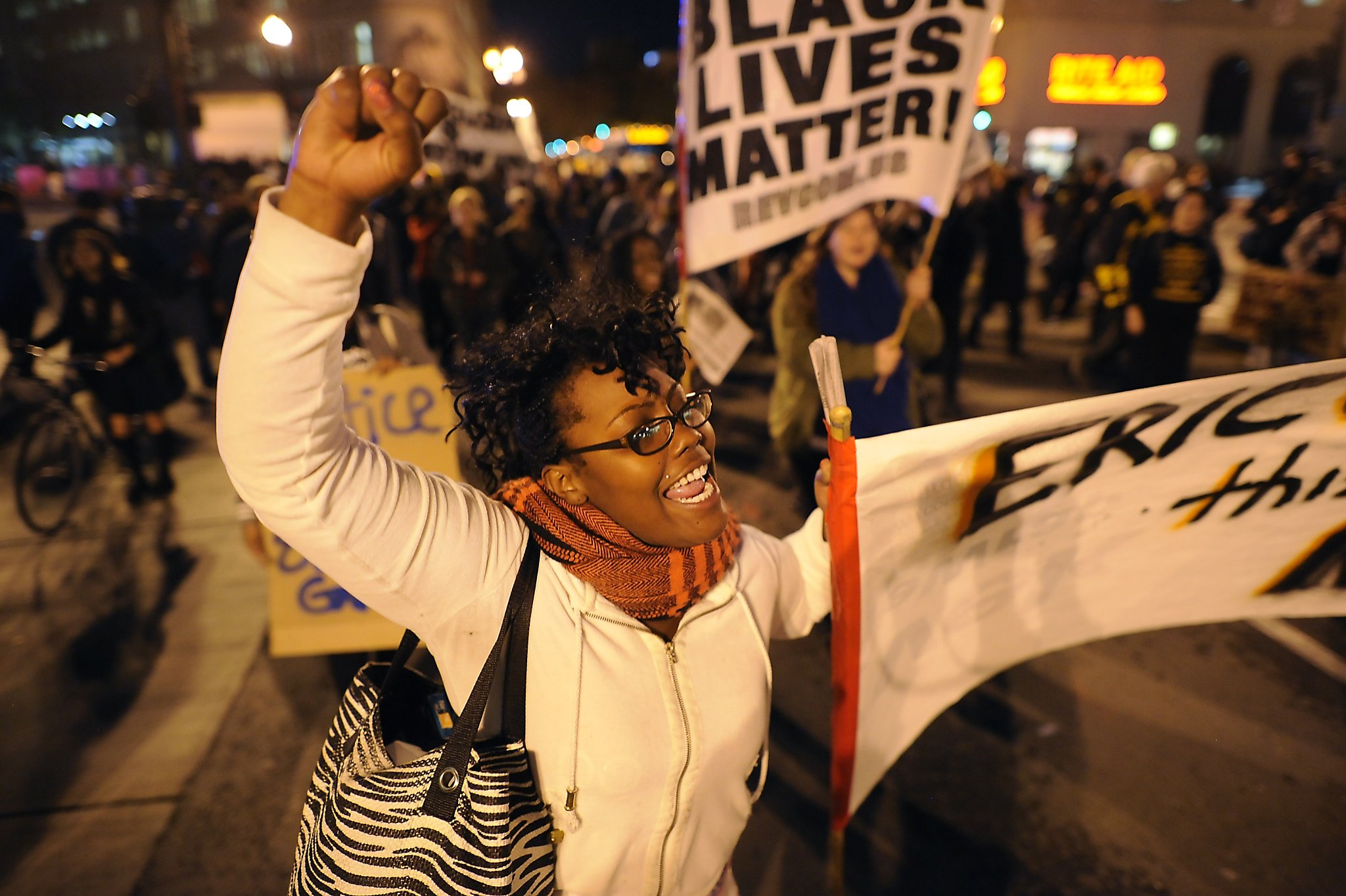 Oakland, S.F. protesters denounce police killing of Eric Garner