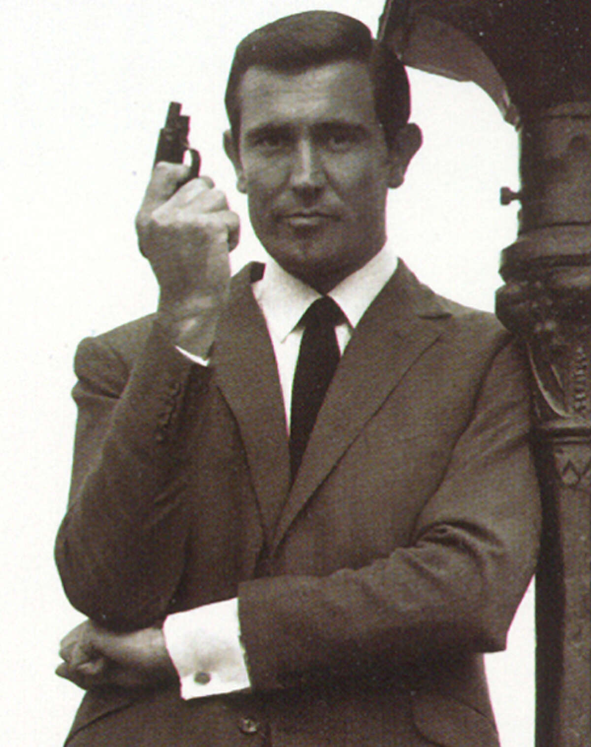 George Lazenby as James Bond. On Her Majesty's Secret Service