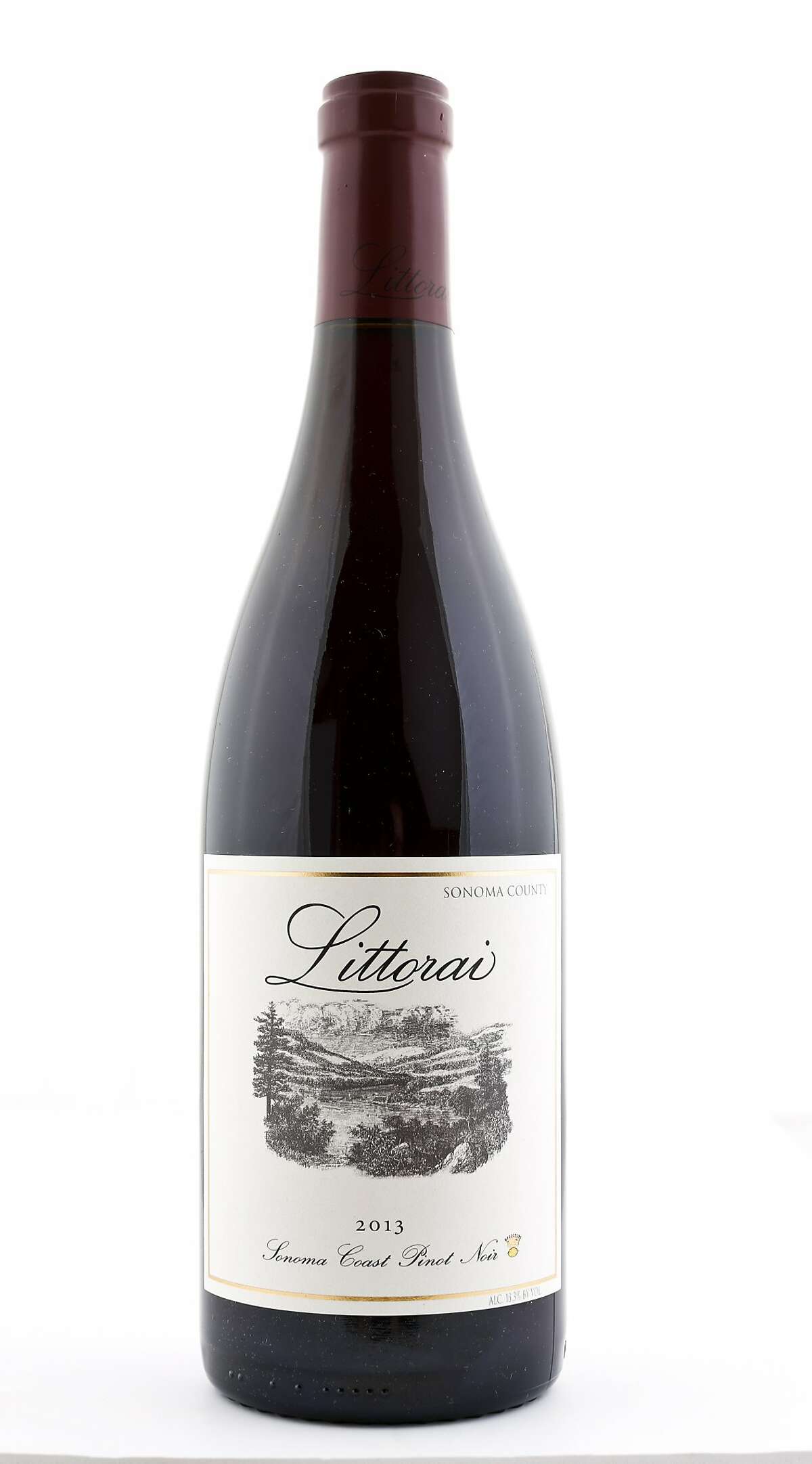 Littorai 2013 Pinot Noir is seen on Thursday, Dec. 4, 2014 in San Francisco, Calif.