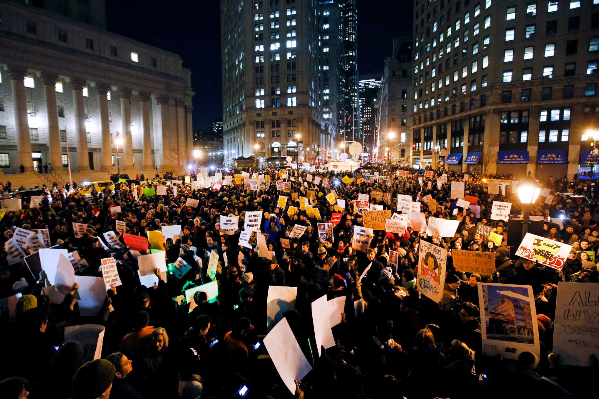 Protests continue after grand jury decision in Eric Garner case
