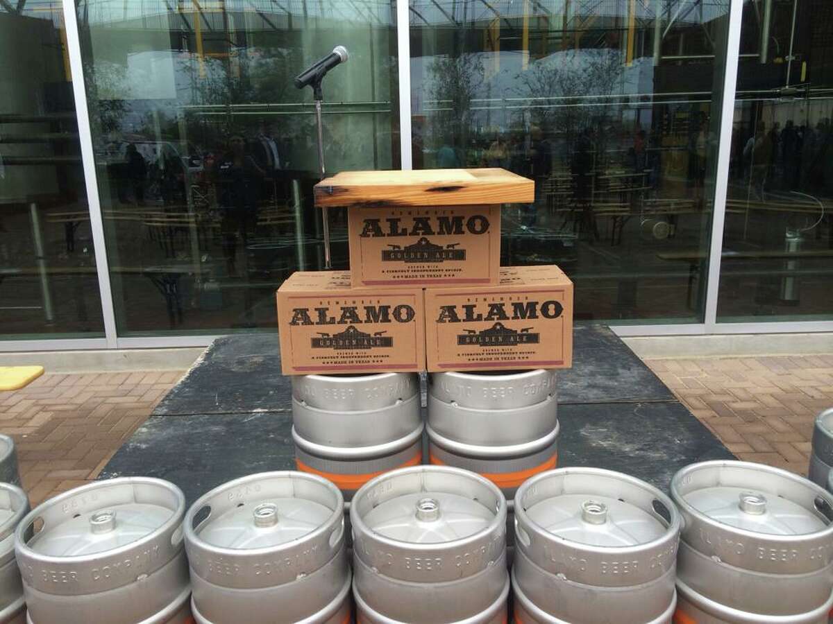 Alamo Beer's ribbon cutting ceremony on Friday, Dec. 5, 2014.