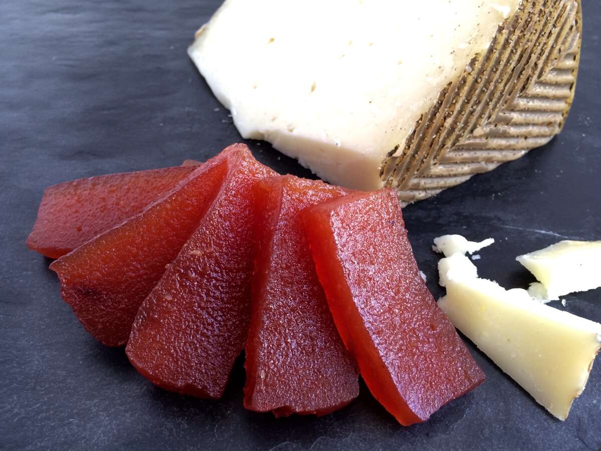 Joyce Goldstein’s membrillo, a sweet and floral quince paste, is a classic pairing for cheese.