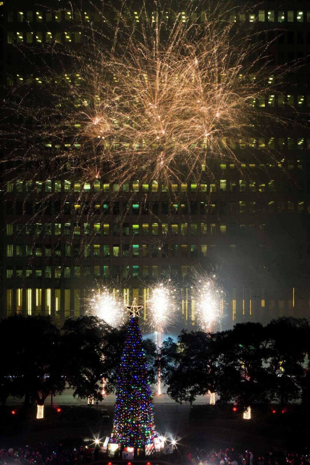 Houston Christmas party lights up the holidays