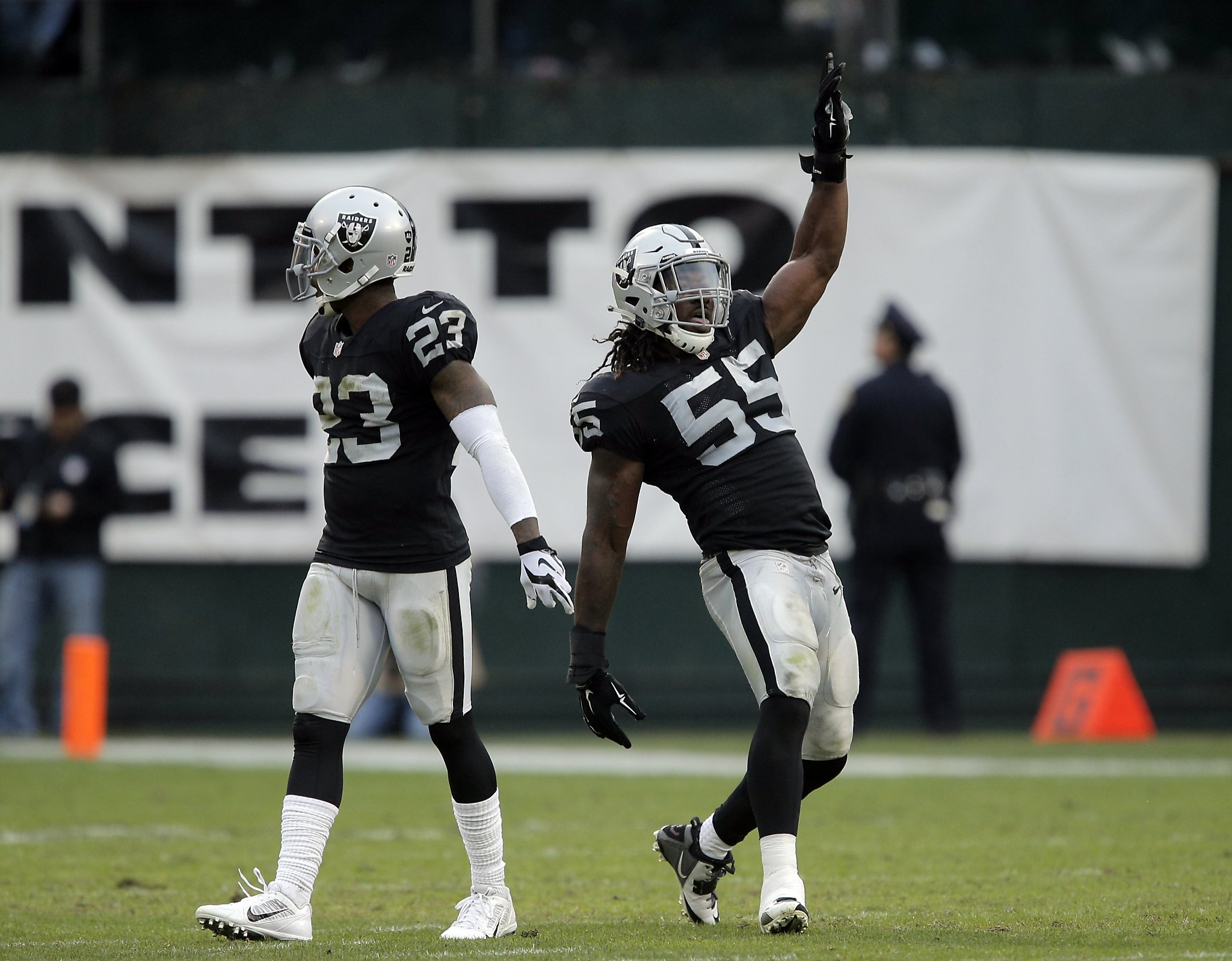 Raiders defense resorted to film study to learn how to celebrate