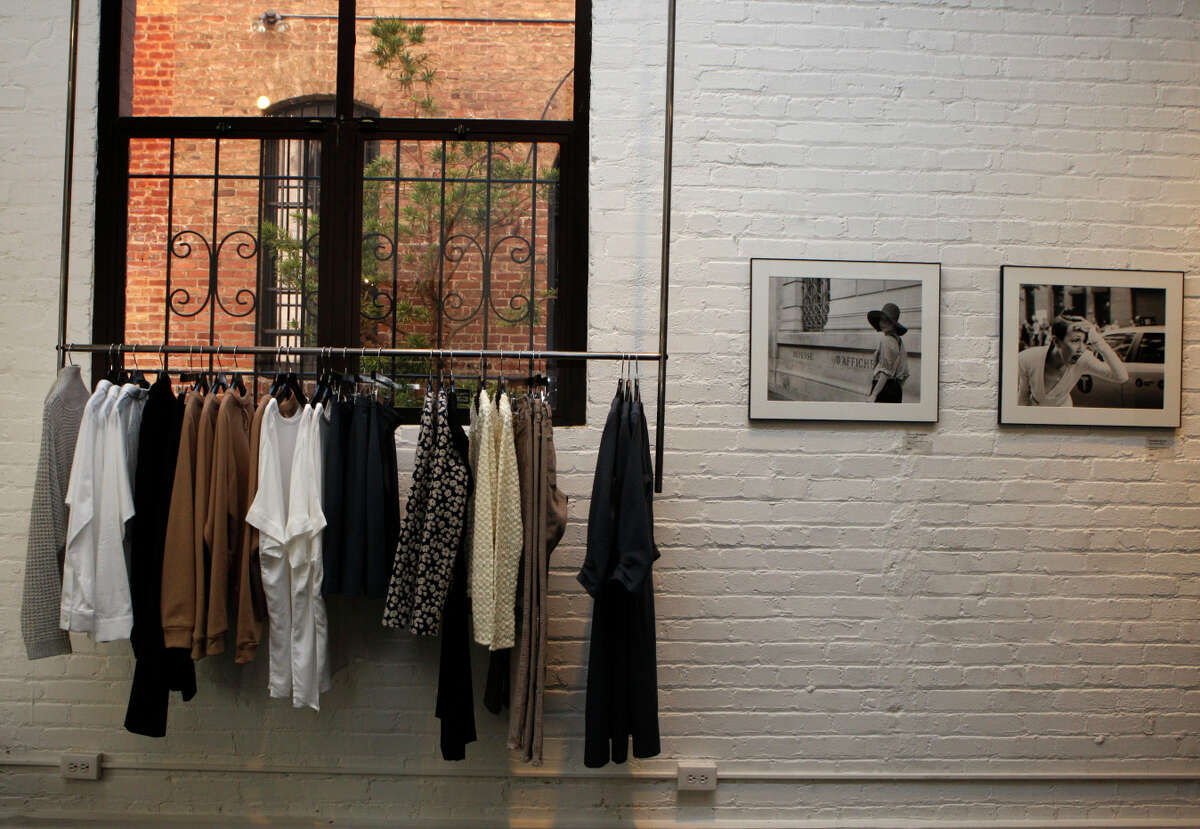La Boutique in the Jackson Square area of S.F. carries designer clothing and is also an art gallery.