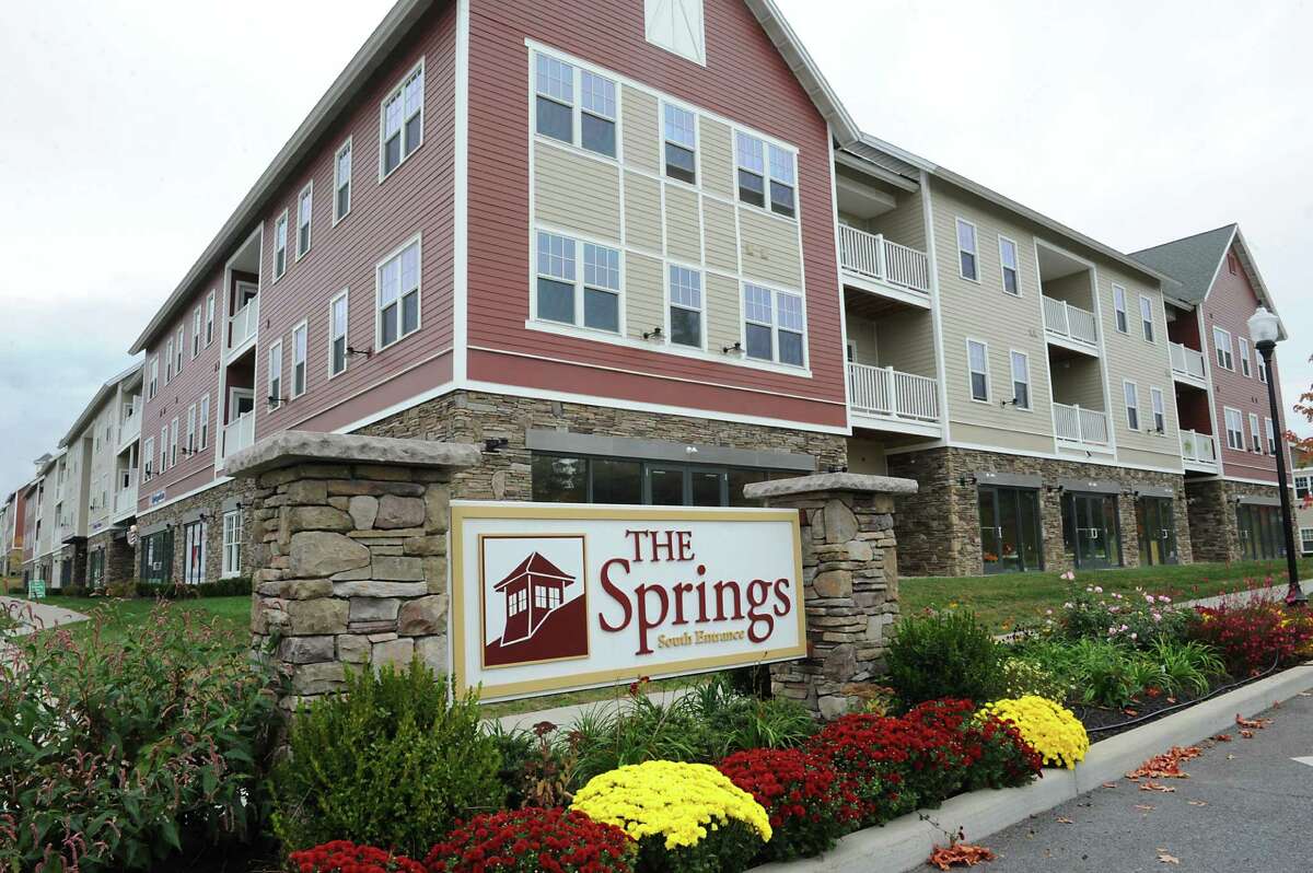 Exterior of 188-unit The Springs at 60 Weibel Ave. on Thursday, Oct. 2, 2014 in Saratoga Springs, N.Y. The city's DPW granted builder Sonny Bonacio waivers on water connection fees for the project. (Lori Van Buren / Times Union)