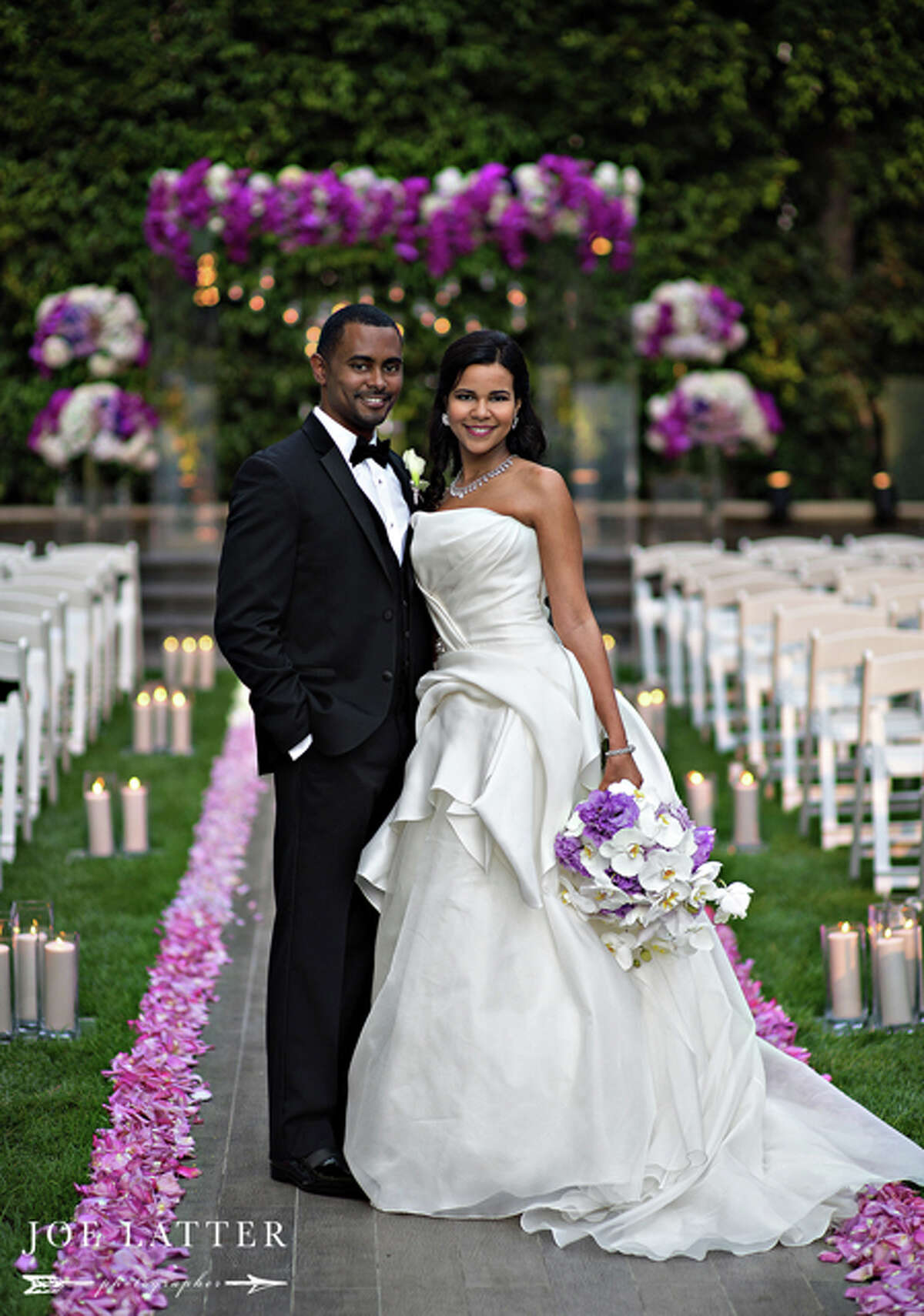 Meaghan Chrystal Roberts and Je'Caryous Johnson wed in lavish Hollywood ...