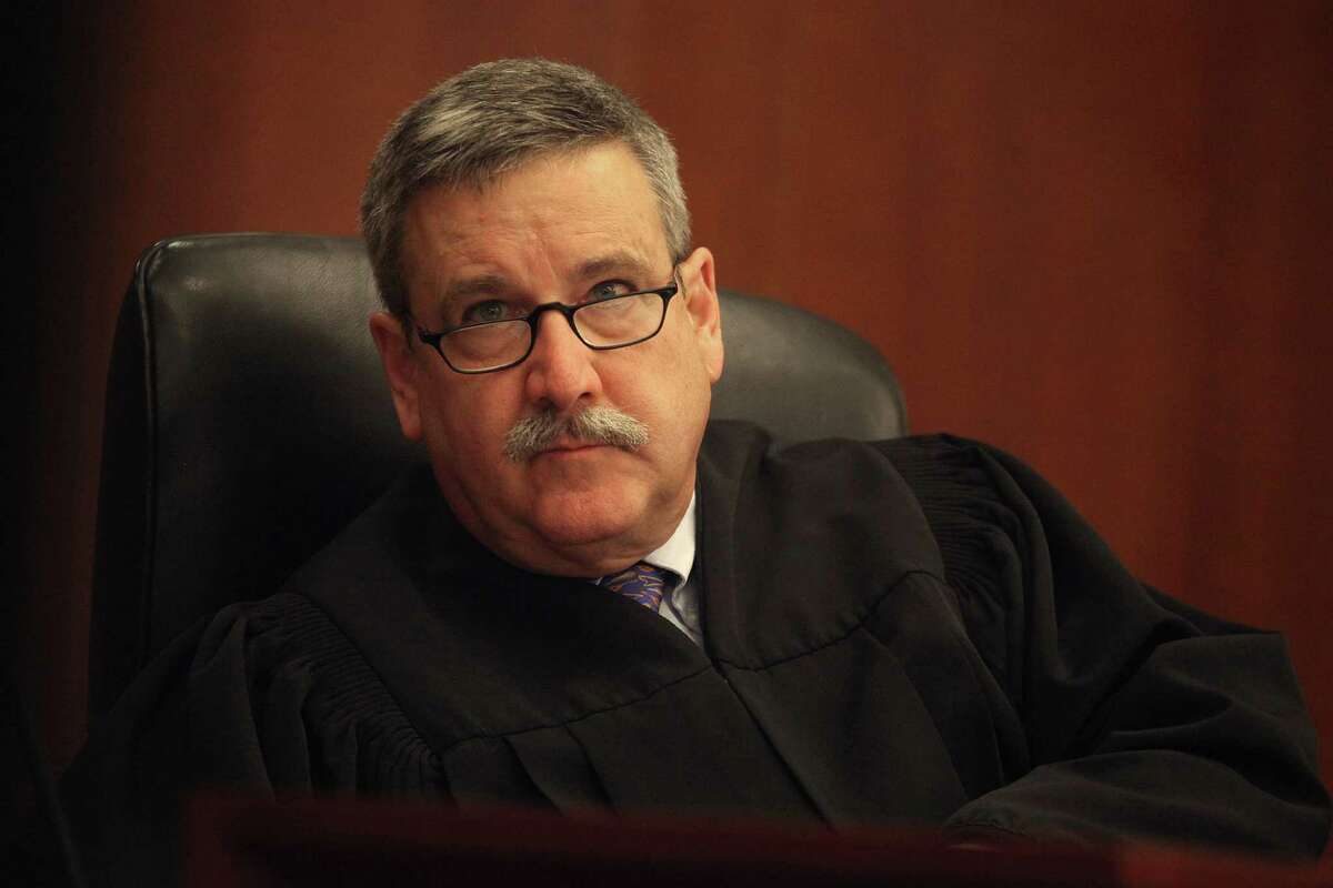 Judge Curtis Karnow listens to final arguments in the City College trial.