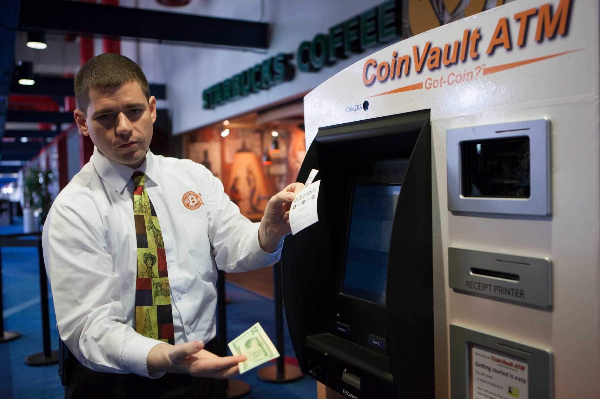 Convention center gains an amenity: a bitcoin ATM