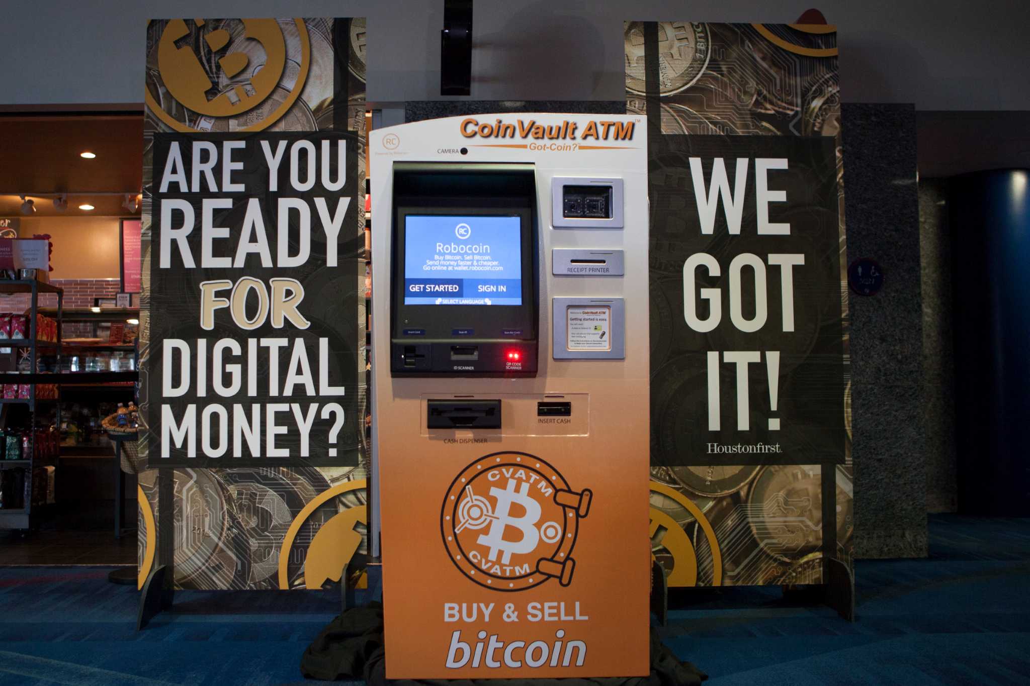 Convention center gains an amenity: a bitcoin ATM