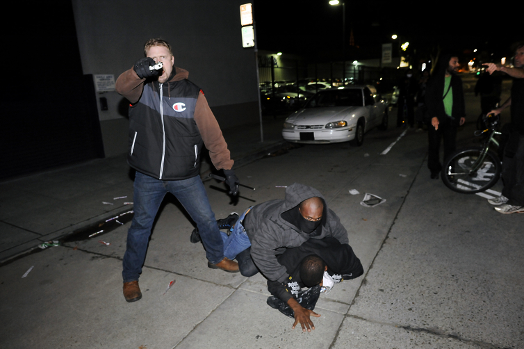 Undercover Cop Justified In Drawing Gun On Protesters Chp Says