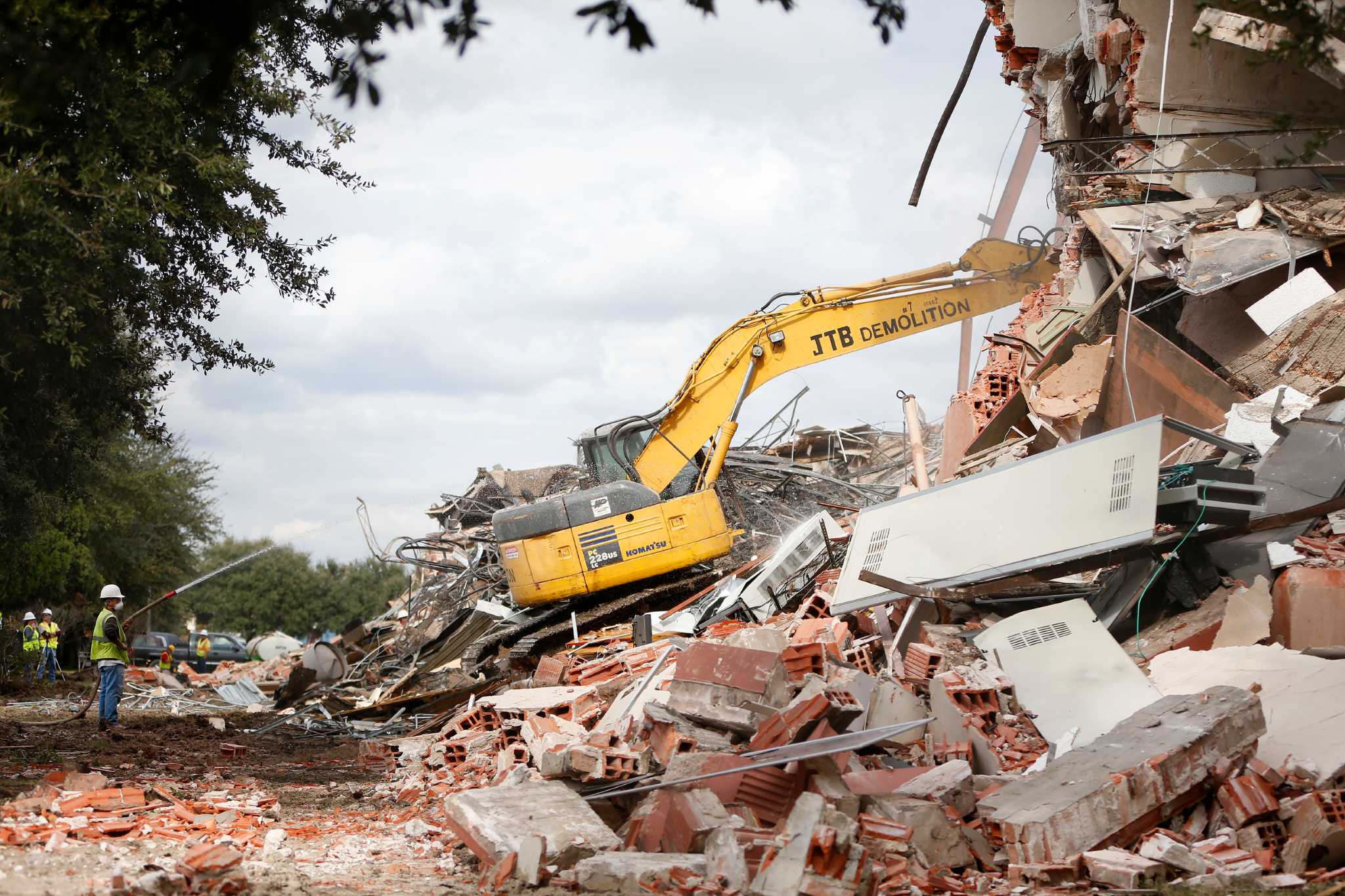 Old Wheatley High School demolished