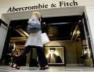 FILE - In this Thursday, Dec. 4, 2008, file photo, a shopper hurries past the Abercrombie &amp; Fitch store at Beachwood Place Mall in Beachwood, Ohio. Drops in sales and weak profit forecasts are quite a change for the retailers that gained popularity in the last decade among teens that coveted their logo tees and trendy jeans that became a high school uniform of sorts. But these stores have been losing favor with their core demographic since the recession. (AP Photo/Amy Sancetta, File)