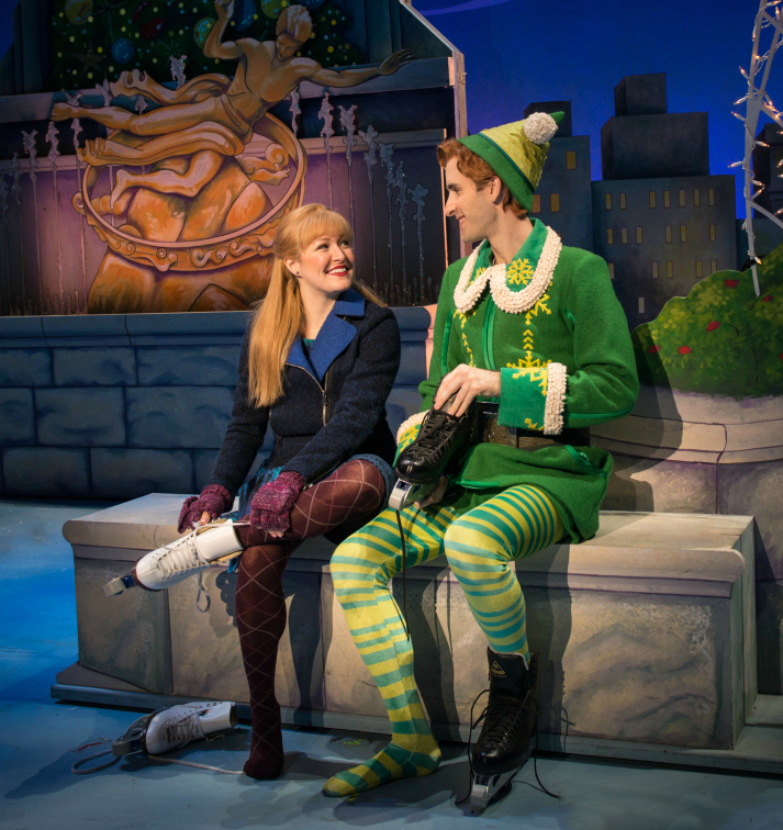 Theater review 'Elf' makes rough transition from screen to stage